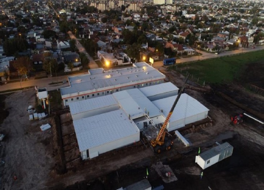 Última etapa de construcción en el Hospital Modular